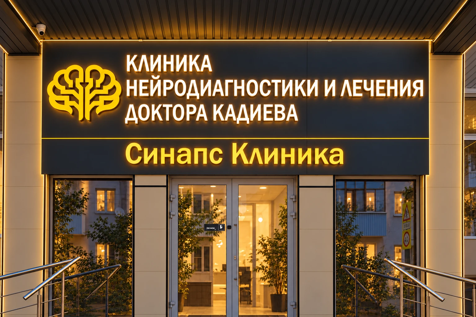 Вход в Синапс на улице Дзержинского