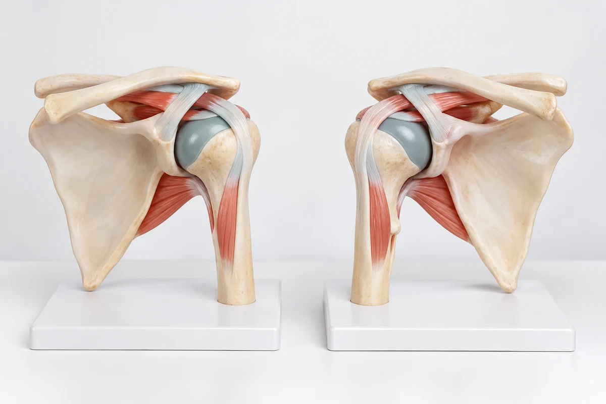 Анатомическая модель: Два плечевых сустава